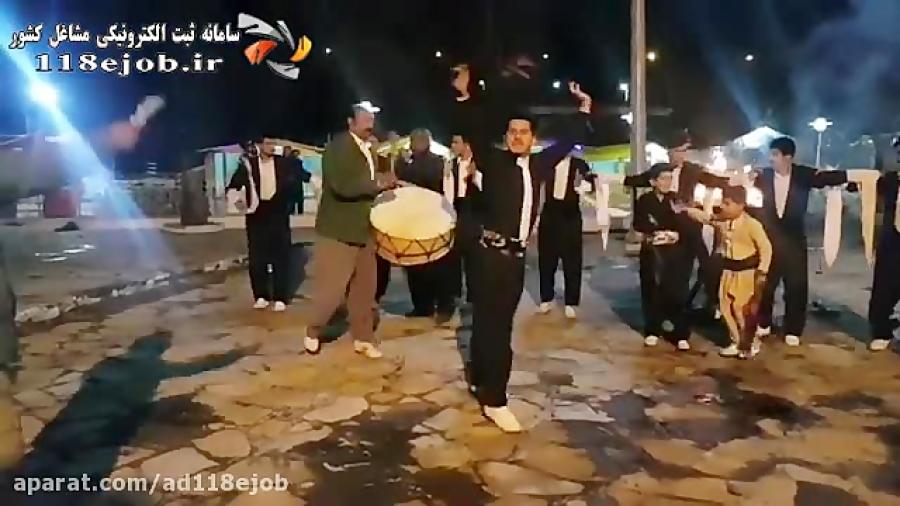 گروه رقص کردی هلپرکه در کرمانشاه