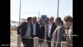 بازدید اعضای کمیسیون عمران مجلس شورای اسلامی وضعیت انتقال آب در بندر کنارک