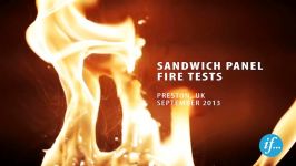 Sandwich Panel Fire Tests