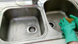 چطور سینک ظرفشویی را مواد طبیعی برق بندازیم؟