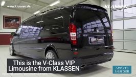 شاهکار مرسدس بنز، ون V Class قابلیت تغییر طول ماشین