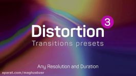 مجموعه پریست پریمیر ترانزیشن دیستورشن Distortion Transitions Presets 3
