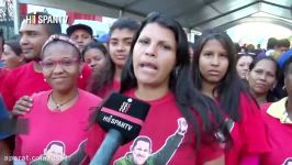 تظاهرات مردم کاراکاس در حمايت مادورو 2