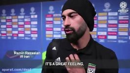 مصاحبه «رامین رضاییان» خبرنگار AFC درباره بازی ژاپن