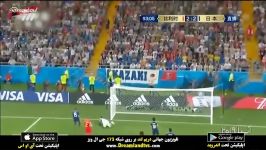 گزارش میدانی مقایسه خط تیم ملی ایران ژاپن در جام ملت های آسیا 8 بهمن 97 ❤