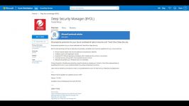 Trend Micro™ Deep Security™  Azure Workload Protection