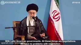 مذاکره‌ آمریکا جمهوری اسلامی ایران، یعنی نفوذ + زيرنويس انگليسی