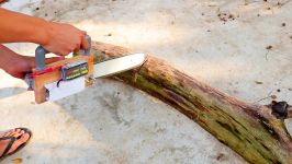 How to make a Electric Chainsaw with 12V Motor at Home