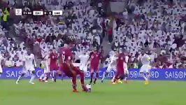 خلاصه بازی رسمی قطر4  امارات 0  Game summary of UAE 0 Qatar 4