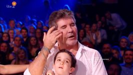Simon Cowell and son Eric who Steals the Show Britains Got Talent 2018