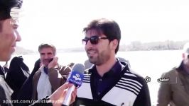 شادی مردم اصفهان زنده شدن زاینده رود