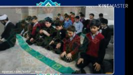 اقامه نماز ظهر عصر مدرسه مکتب الصادق میثاق تبریز.