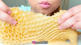 ASMR Honeycomb BEEF TRIPE 먹방 CRUNCHY CHEWY Eating Sounds suellASMR