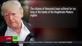 Venezuela coup attempt Trump won’t rule out military response