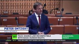 PACE Sharia law incompatible with basic human rights