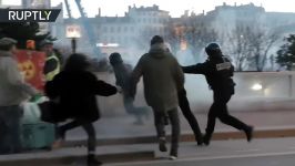 Tear gas firecrackers chaos Yellow Vests protest hits Lyon again