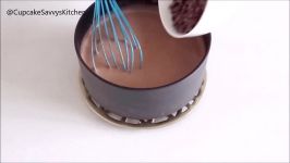 پاناکوتا لیوانی شکلات صبحانه Nutella Chocolate Panna Cotta Topped
