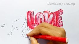 How to Draw a Love Picture.Step by stepeasy draw