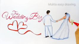 How to draw Wedding scenery.Step by stepeasy draw