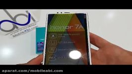 جعبه گشایی گوشی Huawei Honor 7A  موبایل آبی