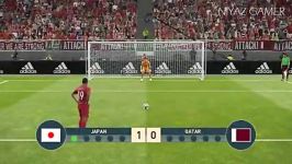 گیم پلی قطر ژاپن به مناسبت فینال جام ملت های آسیا