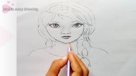 How to draw Girl Face.Step by stepeasy draw