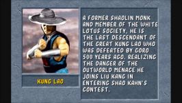 بیوگرافی کوتاه + اندینگ کونگ لائو Kung Lao در مورتال کمبت 2