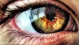 سابلیمینال چشم قهوه ای طلایی
