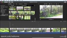 دانلود کورس ﻿iMovie  تقسیم، قرار دادن اتصال کلیپ ها...