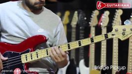 تست حالت های مختلف پیکاپ های Squier Vintage Modified Jazz Bass