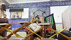 تلاوت زیبا احسان سوختانلو در حسینیه حضرت ابوالفضل زنگی آباد