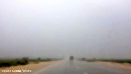بارش شدید باران در جنوب استان بوشهر، مسیر آبدان  کنگان