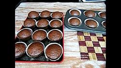 طرز تهیه کاپ کیک شکلاتی در خانه  chocolate cupcake recipe