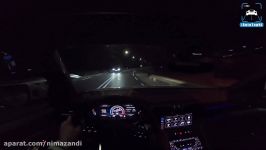  رانندگی در شب لامبورگینی اوروس 2019 