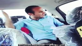 کلیپ خنده دار ماشین صفر میگیرید وجدانا ملت رو نایلون پیچ نکنید