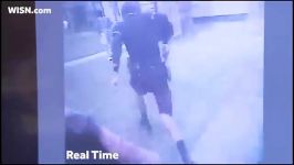 لحظه تکان دهنده کشتن یک سیاهپوست توسط پلیس آمریکا