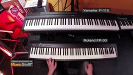 مقایسه دو پیانو Roland FP 30 Yamaha P 115