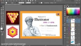 دانلود کورس ﻿Illustrator CC  صرفه جویی در پانل های سفارشی خود را به عنوان ی...
