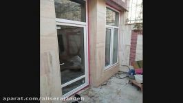 تعویض درب پنجره آهنی دوجداره یو پی وی سی در اصفهان در یک روز