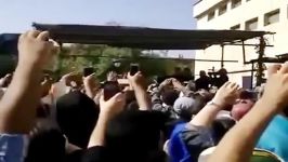 آواز «کولی کنار آتش» همایون شجریان در مراسم تشییع پیکر سیمین بهبهانی در تهران 