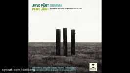 موسیقی کلاسیک Arvo Pärt  Trisagion Estonian National Symphony Orchestra