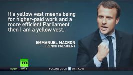 ‘Bad joke’ Macron says he’s a Yellow Vest too...