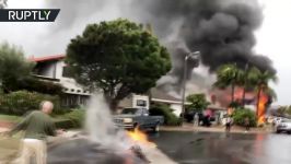 Plane crashes into California neighborhood