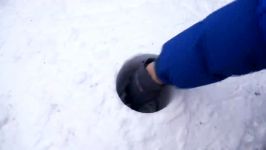 EXPERIMENT XXL FIRECRACKER UNDER SNOW explosion