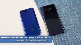 Honor View 20 vs Samsung Galaxy Note 9 Speed Test  Ram Management  TechTag