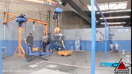 جرثقیل های برقی سقفی جهت کشش جابجایی اجسام ساخت تراکتل فرانسه