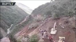 رانش وحشتناک زمین در بولیوی