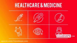 مجموعه آیکون آماده افترافکت موضوع بهداشت درمان پزشکی