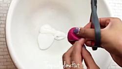مجموعه ویدیوهای ارامشبخش درست کردن اسلایم بالون