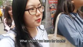 Korean high schoolers  hanging out after exam VLOG